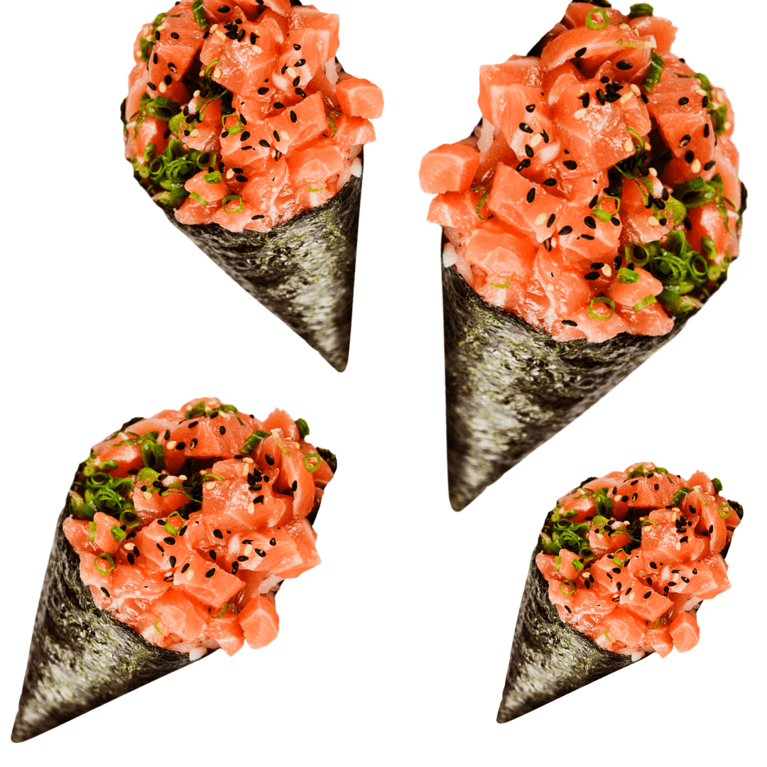 4 Temaki Salmão